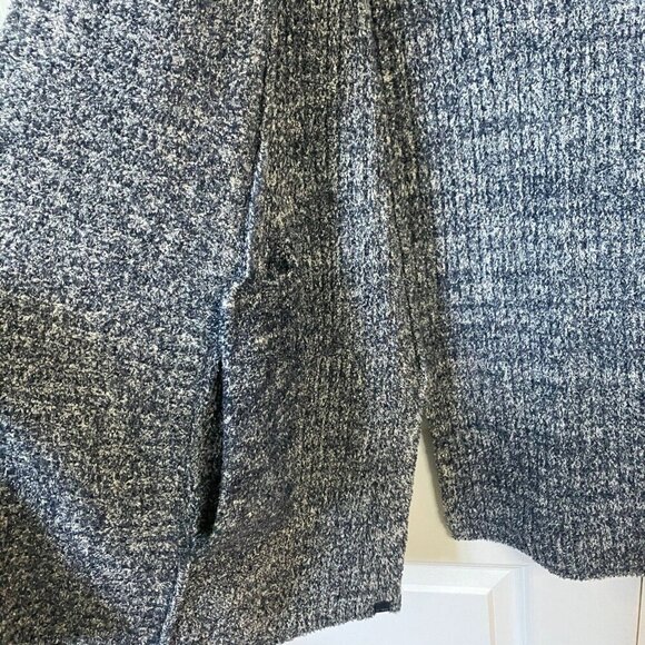 Barefoot Dreams Cozychic Lite Fuzzy Blue  Long Open Cardigan Womens Medium - Picture 5 of 7